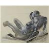 Image 1 : Donald DeMauro (American, b.1936) Amputated Figure Study, Watercolor, pastel on paper,