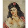 Image 1 : Domein, Portrait of a Woman, Oil on canvas,