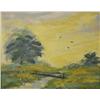 Image 7 : A Group of Three Decorative Paintings by Various Artists, Including LeRoy Vallance and Dyro.