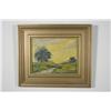 Image 8 : A Group of Three Decorative Paintings by Various Artists, Including LeRoy Vallance and Dyro.