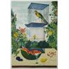 Image 1 : Aldo Pagliacci, Birds in a Cage, Lithograph,