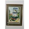 Image 2 : Aldo Pagliacci, Birds in a Cage, Lithograph,