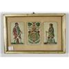 Image 2 : Three 18th/19th Century Framed Tarot Cards.