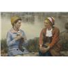 Image 4 : Daniel Ridgway Knight (American, 1839-1924) Untitled, Chromolithograph.