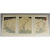 Image 1 : Ando Hiroshige (Japanese, 1797-1858) Mountains and Rivers on the Kiso Road, Triptych.