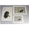 Image 1 : Three Seiji Aoyama (Japanese, 1893-1969) Woodblock Prints Depicting Cats.
