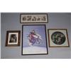 Image 1 : A Collection of Framed Decorative Items,