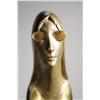 Image 10 : Larry Elsner (American, 1930-1990) Figure of a Woman with Glasses, Bronze,