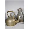 Image 3 : A Collection of Fine Brass and Copper Kettles, Lamp and Vessel.
