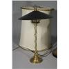 Image 2 : A Group of Four Brass Table Lamps.