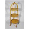 Image 1 : A Biedermeier Style Three Tier Plate Stand.