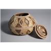 Image 2 : An American Indian Coiled Lidded Basket.