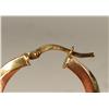 Image 2 : Three Pairs of 9 kt. Yellow Gold Hoop Earrings,