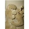 Image 5 : A Carved Ivory Tusk Vase Depicting Monkeys.