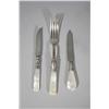 Image 2 : A Set of Eleven Sterling Silver Forks, Together with Five Miscellaneous Knives.