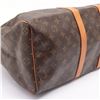 Image 4 : Louis Vuitton Brown Monogram Canvas Leather Keepall 45 cm Duffle Bag Luggage