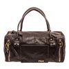 Image 1 : Chloe Brown Leather Eclipse Duffle Bag