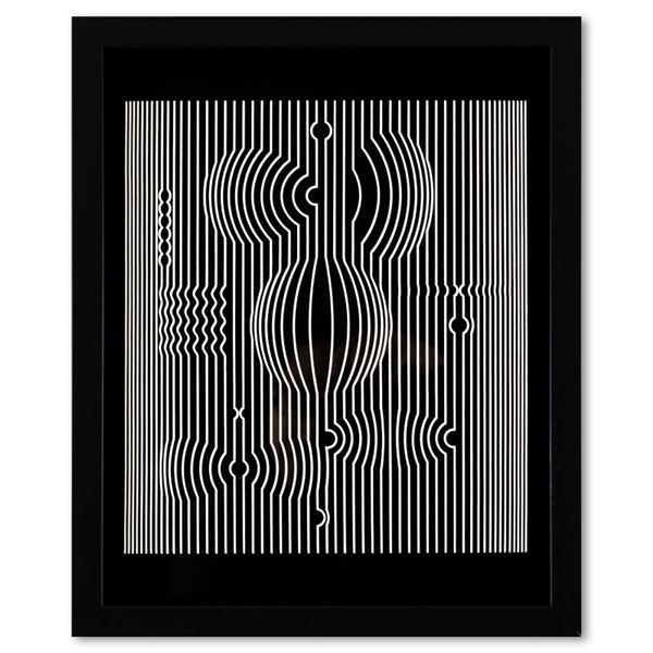 Manipur de la serie Ondulatoires by Vasarely (1908-1997)