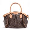 Image 2 : Louis Vuitton Brown Monogram Canvas Leather Tivoli PM Satchel Bag