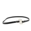 Image 2 : Louis Vuitton Black Leather Metal LV Round Bracelet