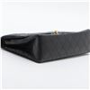 Image 4 : Chanel Black Quilted Lambskin Leather Double Flap Shoulder Bag