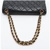 Image 5 : Chanel Black Quilted Lambskin Leather Double Flap Shoulder Bag