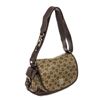 Image 2 : MCM Beige Monogram Visetos Canvas Leather Flap Shoulder Bag