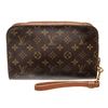 Image 1 : Louis Vuitton Brown Monogram Canvas Orsay Wrist Clutch Bag