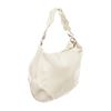 Image 3 : Escada White Pebbled Leather Hobo Bag