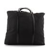 Image 2 : Prada Black Tessuto Nylon with Leather Convertible Zip Large Tote Bag