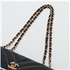 Image 5 : Chanel Black Chevron Quilted Lambskin Contrast Leather CC Single Flap Bag