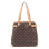 Image 1 : Louis Vuitton Brown Monogram Canvas Leather Batignolles Vertical GM Bag