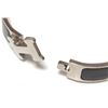 Image 5 : Hermes Black Metal Clic Clac Bangle Bracelet PHW