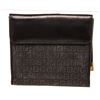 Image 1 : Fendi Black Canvas Compact Tab Wallet