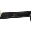 Image 7 : Hermes Black Leather Kelly Double Tour Bracelet