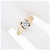 Image 3 : 14k Gold 0.47 ctw H VS1 Ideal Round Brilliant Diamond Solitaire Engagement Ring