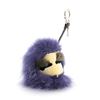 Image 1 : Fendi Monster Bug Bag Charm Fur with Leather Purple