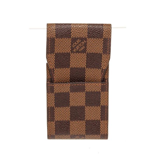 Louis Vuitton Brown Damier Canvas Cigarette Case Wallet