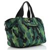 Image 1 : Prada Green Tessuto Print Camouflage Convertible Large Pocket Tote Bag