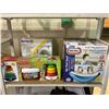 Image 1 : FISHER PRICE BABIES FIRST BLOCKS & ROCK-A-STACK, LITTLE TIKES 2-IN-1 FLOOR SEAT & TRAY, & SAFETY 1ST