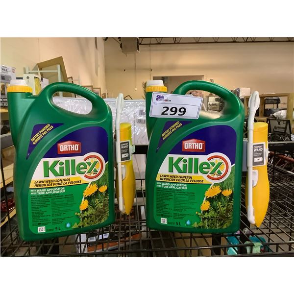 2 NEW ORTHO KILLEX LAWN WEED CONTROL 5L JUGS