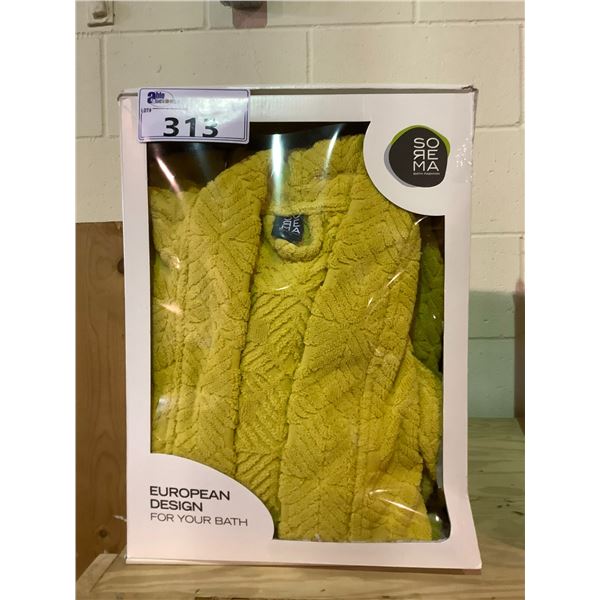 SOREMA YELLOW BATHROBE RETAIL $215