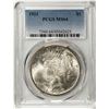 Image 1 : 1923 $1 Peace Silver Dollar Coin PCGS MS64