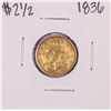 Image 1 : 1836 $2 1/2 Classic Head Quarter Eagle Gold Coin