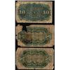 Image 2 : Lot of (3) 10 Cent Fractional Currency Notes