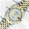 Image 2 : Rolex Men's Two Tone Mother of Pearl Diamond & Sapphire Datejust Wristwatch