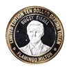 Image 1 : .999 Silver Flamingo Hilton Las Vegas, Nevada $10 Casino Limited Edition Gaming Token