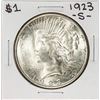Image 1 : 1923-S $1 Peace Silver Dollar Coin