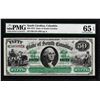 Image 1 : 1872 $50 State of South Carolina Obsolete Note PMG Gem Uncirculated 65EPQ