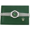 Image 4 : Rolex Men's Stainless Steel 3 ctw Diamond Datejust Wristwatch with Rolex Box